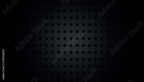 Black seamless casino background with black stars