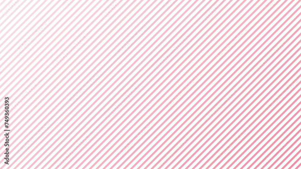 Pink and white stripes seamless pattern background vector image - obrazy, fototapety, plakaty 