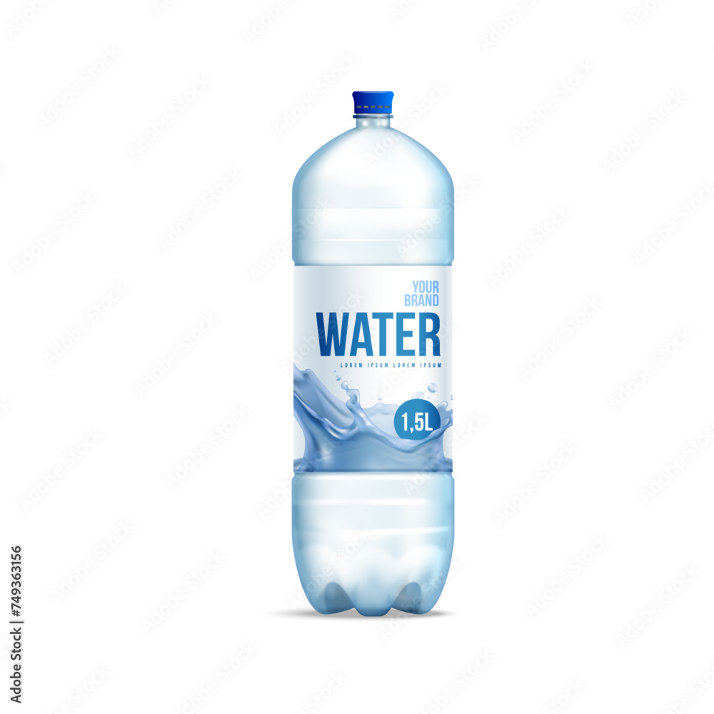 bottle of water isolated on white bottle of water isolated on white