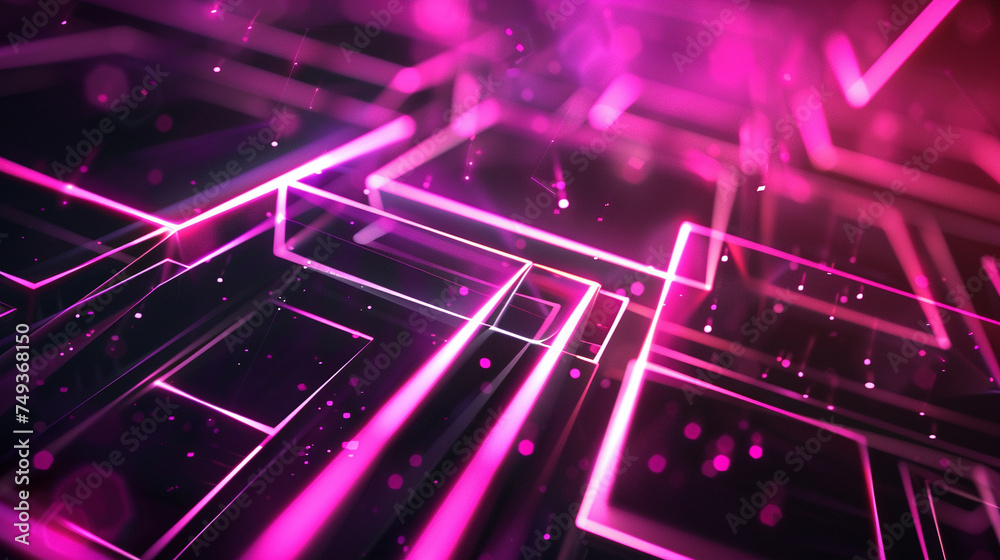 Black and Magenta abstract shape background presentation design. PowerPoint and Business background. Black and Magenta abstract shape background presentation design. PowerPoint and Business background.