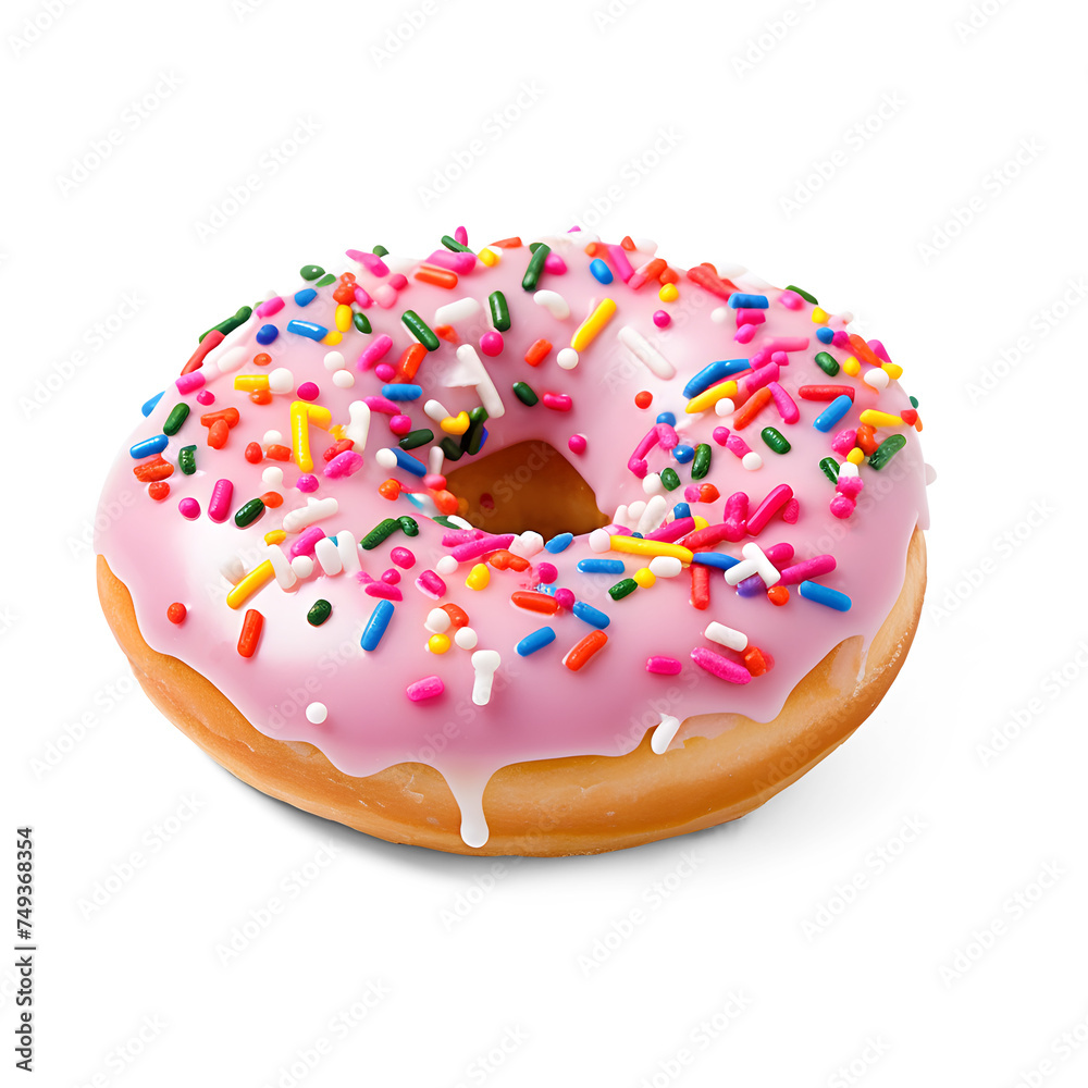 Colorful Sprinkled Donut Colorful Sprinkled Donut