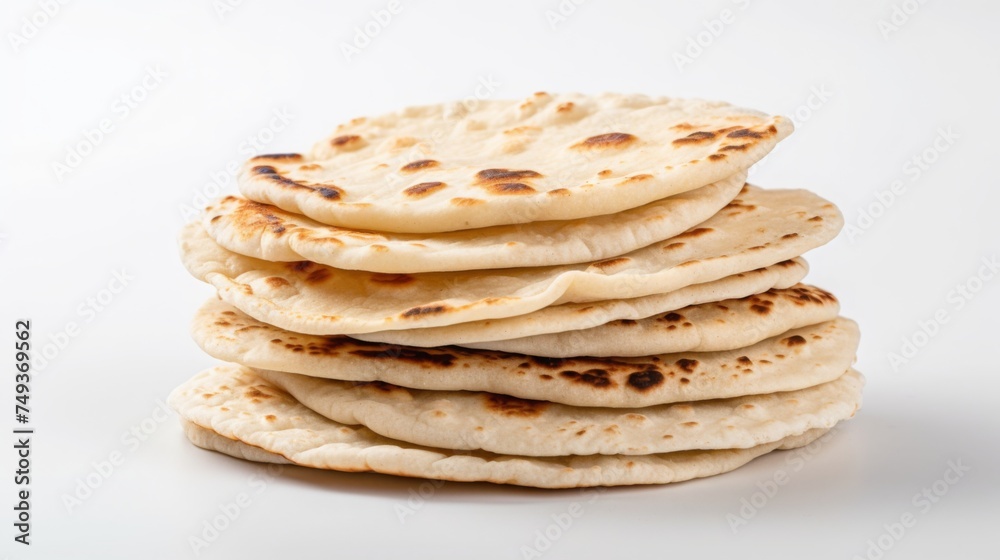 pita bread isolated on white background pita bread isolated on white background