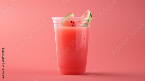 strawberry smoothie with mint