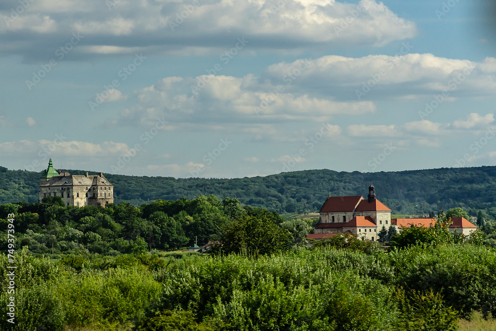 Obraz premium village in the mountains