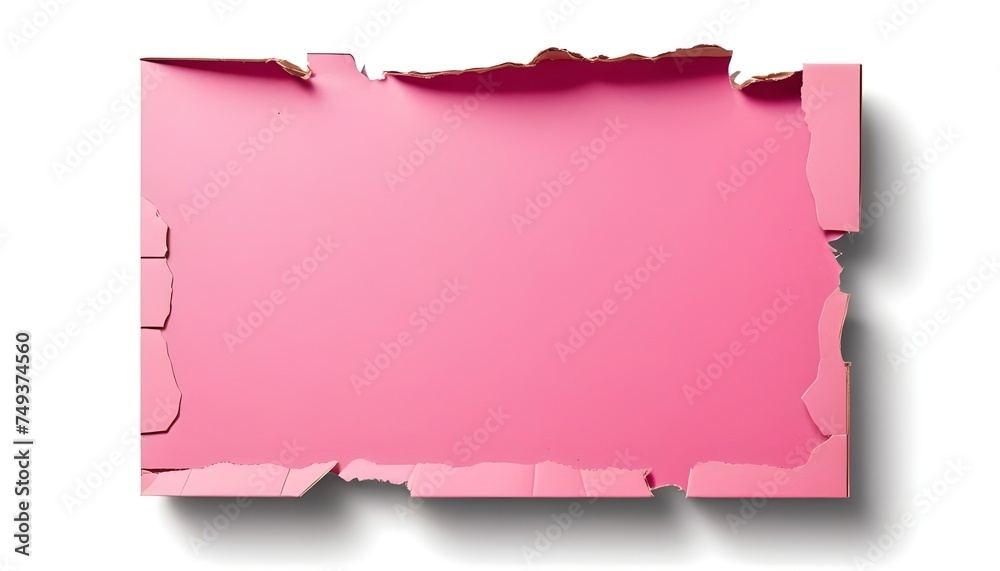 whole pink Piece torn cardboard ,sharp and clear edges , isolated on transparent background . PNG, cutout, or clipping path. whole pink Piece torn cardboard ,sharp and clear edges , isolated on transparent background . PNG, cutout, or clipping path.