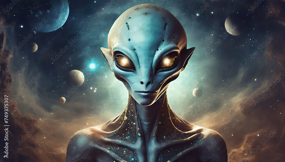 alien in space alien in space
