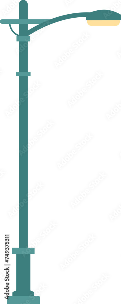 Vector Street Lamp Isolated on White Background Vector Street Lamp Isolated on White Background