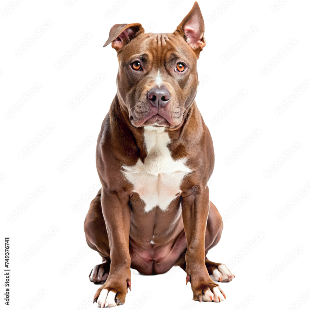 dog pet isolated white background