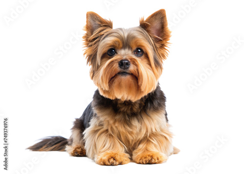 dog isolated white background