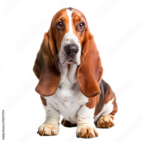 dog isolated white background