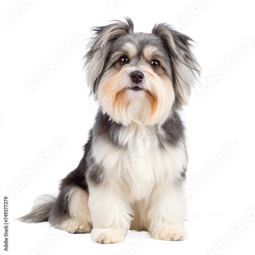 dog isolated white background