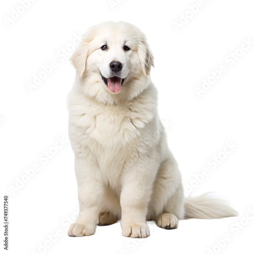 dog isolated white background
