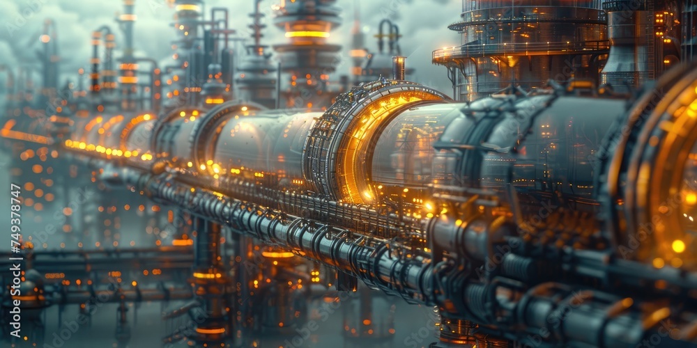 Transportation and Refinement of Gas and Oil Pipelines. Generative Ai