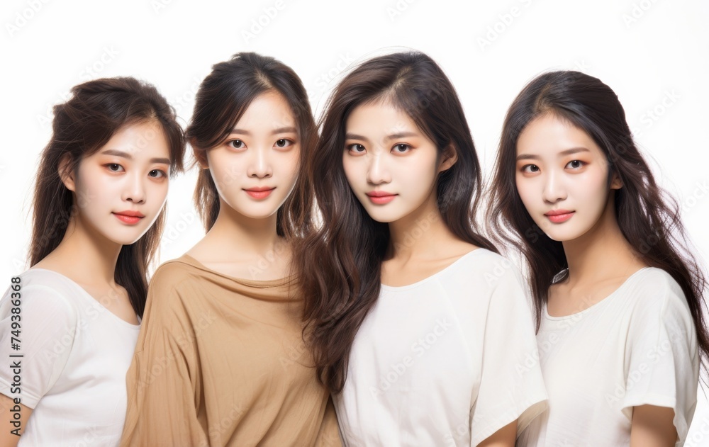 Photo of young Vietnamese woman wearing red ao dai. Asian woman wearing Vietnam culture traditional at Trang An, Vietnam. Generative AI. Photo of young Vietnamese woman wearing red ao dai. Asian woman wearing Vietnam culture traditional at Trang An, Vietnam. Generative AI.