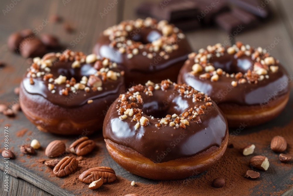 Close-up of donuts Close-up of donuts
