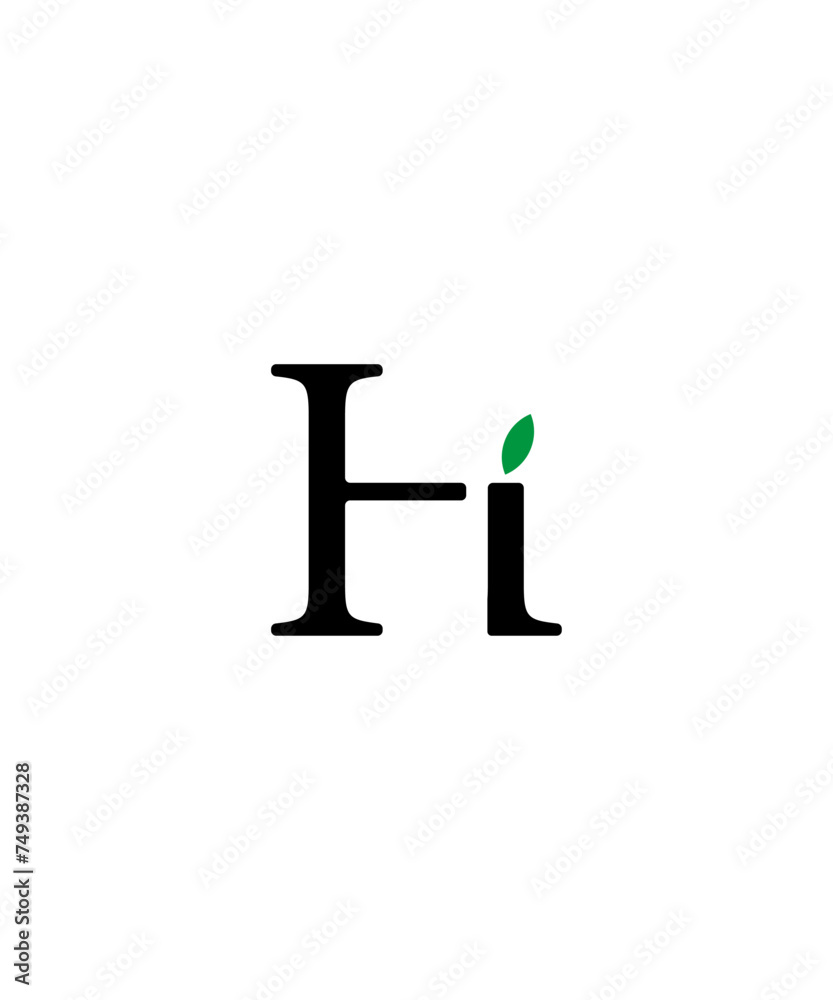 HI Letter Logo Design. Unique Attractive Creative Modern Initial HI Letter Icon Logo HI Letter Logo Design. Unique Attractive Creative Modern Initial HI Letter Icon Logo