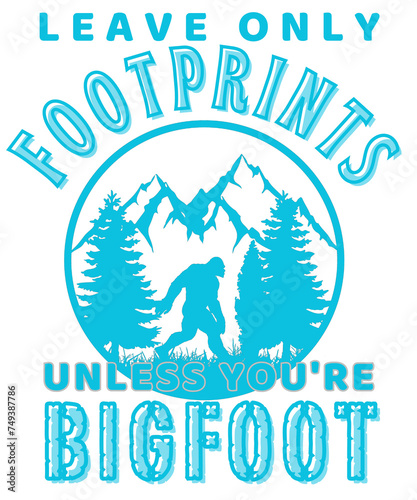 Leave Only Footprints, Unless You're Bigfoot