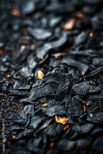 Macro photo of black tea © Tetiana Kasatkina