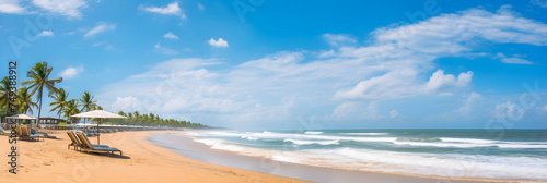 Idyllic BB Beach Scene: Golden Sands, Azure Seas, Recreational Activities, and Sublime Tropical Ambiance © Lola