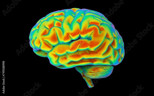 3d rendered illustration of human brain