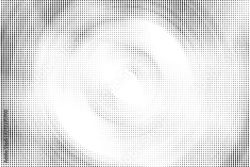 Halftone faded gradient texture. Grunge halftone grit background. White and black sand noise wallpaper. Retro pixilated vector backdrop