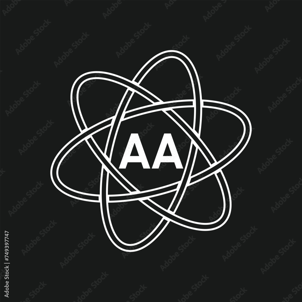AA letter logo design on white background. AA logo. AA creative initials letter Monogram logo icon concept. AA letter design AA letter logo design on white background. AA logo. AA creative initials letter Monogram logo icon concept. AA letter design