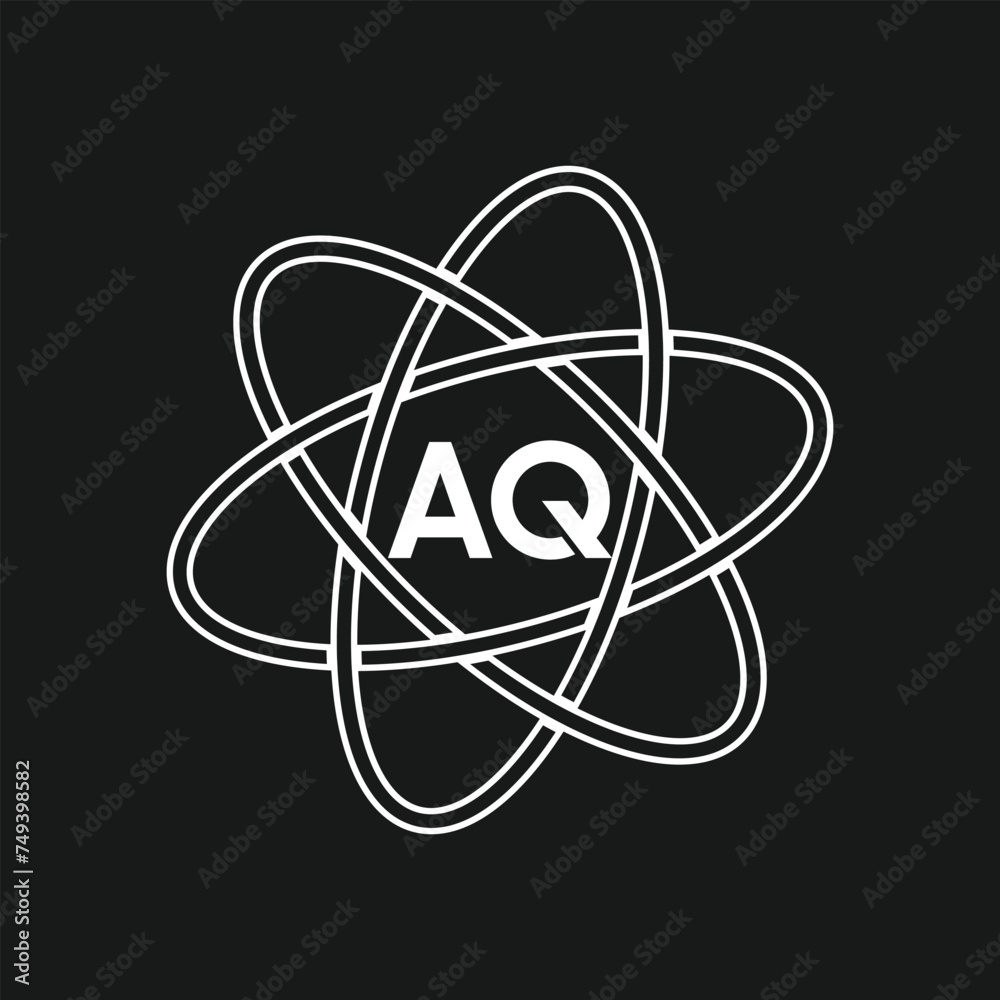 AQ letter logo design on white background. AQ logo. AQ creative initials letter Monogram logo icon concept. AQ letter design AQ letter logo design on white background. AQ logo. AQ creative initials letter Monogram logo icon concept. AQ letter design