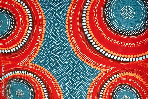 abstract pattern in native African style