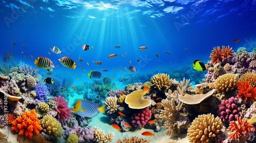 Photo of a coral colony, Red Sea, Egypt © Elchin Abilov