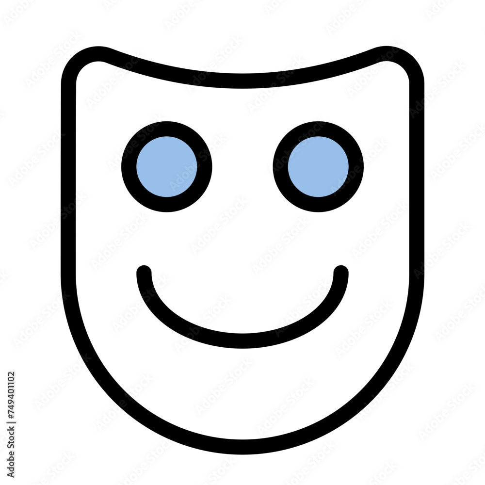 This is the Happy icon from the Shopping icon collection with an Color Lineal Color style This is the Happy icon from the Shopping icon collection with an Color Lineal Color style