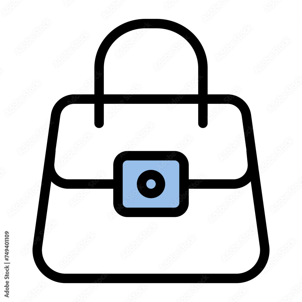 This is the Bag icon from the Shopping icon collection with an Color Lineal Color style This is the Bag icon from the Shopping icon collection with an Color Lineal Color style