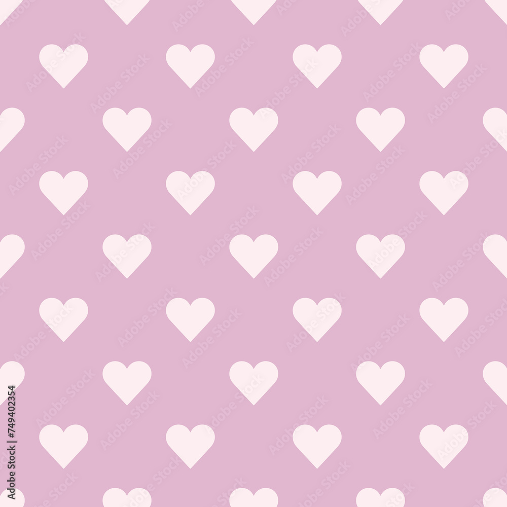 Abstract seamless pink heart pattern.Heart illustration. Abstract seamless pink heart pattern.Heart illustration.