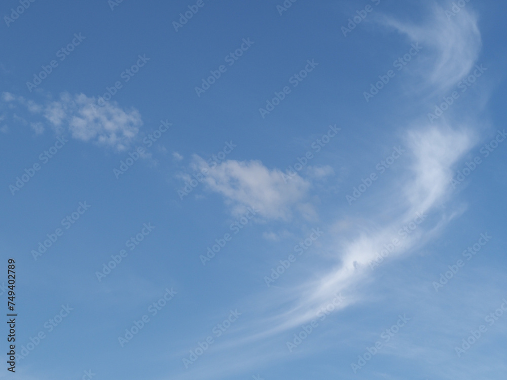 cloudy blue sky background