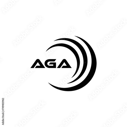 AGA logo. A G A design. White AGA letter. AGA, A G A letter logo design. Initial letter AGA linked circle uppercase monogram logo. A G A letter logo vector design. top logo, Most Recent, Featured, photo