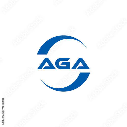 AGA logo. A G A design. White AGA letter. AGA, A G A letter logo design. Initial letter AGA linked circle uppercase monogram logo. A G A letter logo vector design. top logo, Most Recent, Featured, photo