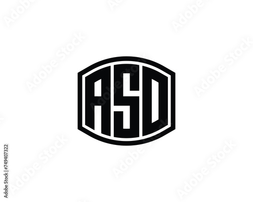 ASO logo design vector template