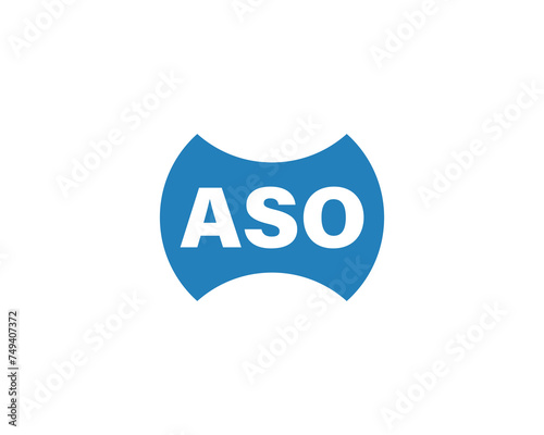 ASO logo design vector template