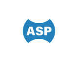 ASP logo design vector template