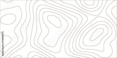 Topographic map background geographic line map with elevation assignments. geographic contour map paper texture. terrain path isolated on a white background retro topographic map. vector illustration.