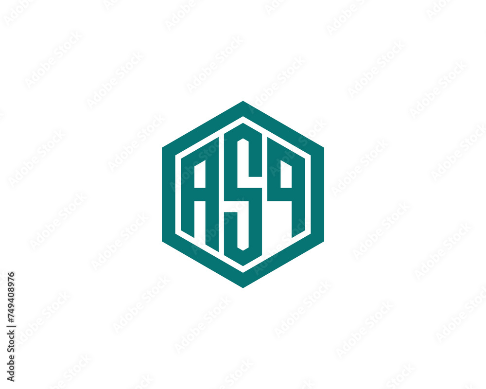 ASQ Logo design vector template ASQ Logo design vector template