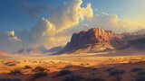 Sands of Serenity: Beautiful Desert Landscape