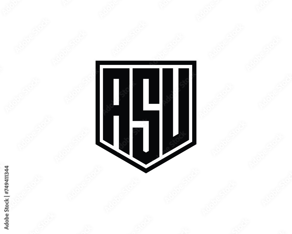ASU Logo design vector template ASU Logo design vector template