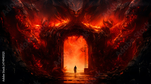 the gates of hell, entrance to hell