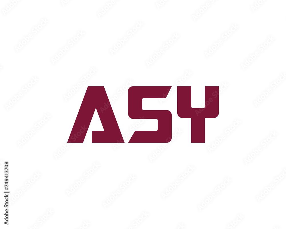 ASY Logo design vector template ASY Logo design vector template