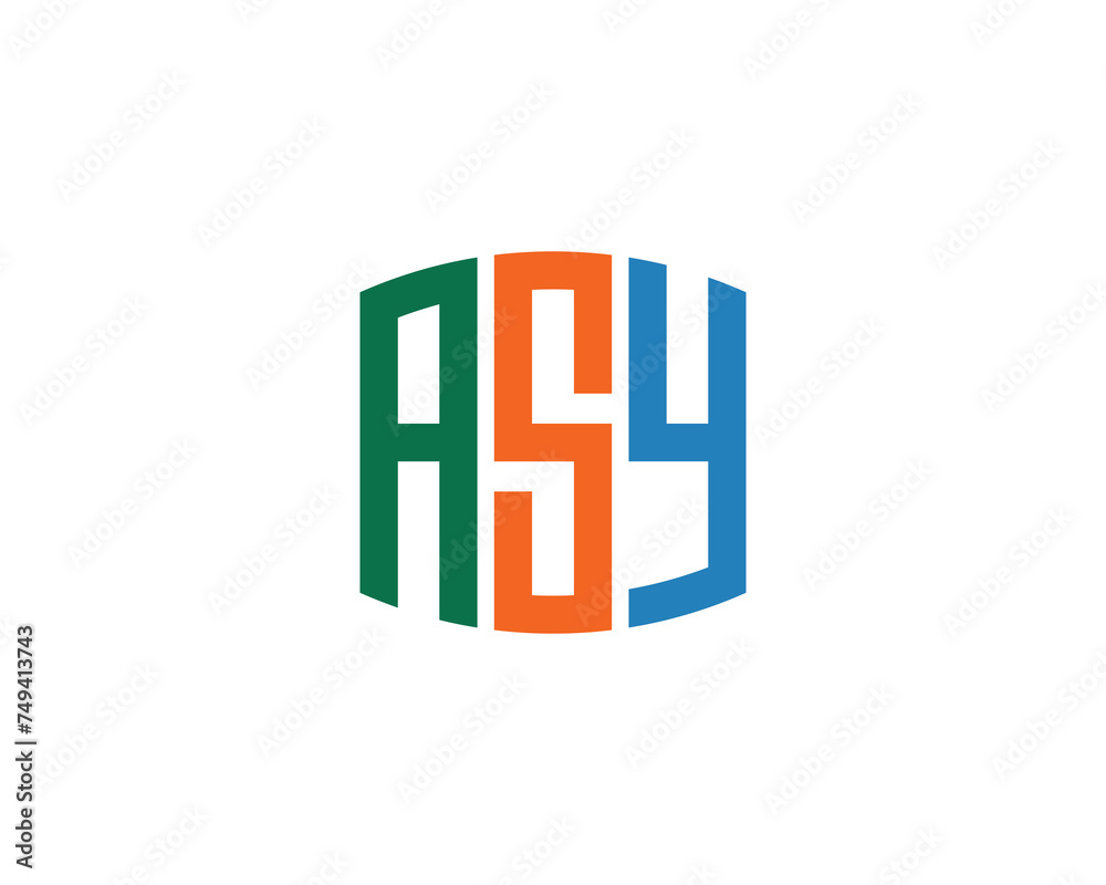 ASY Logo design vector template ASY Logo design vector template