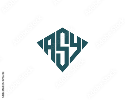 ASY Logo design vector template