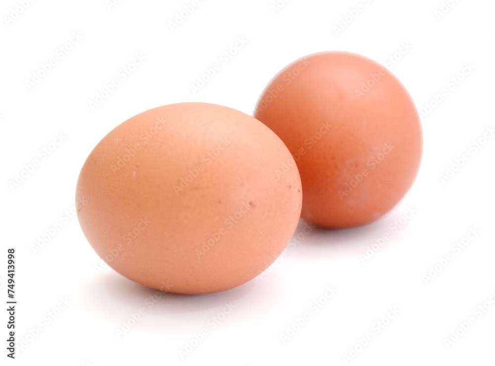 Red eggs on a white background - stock photo
Red eggs on a white background - stock photo
