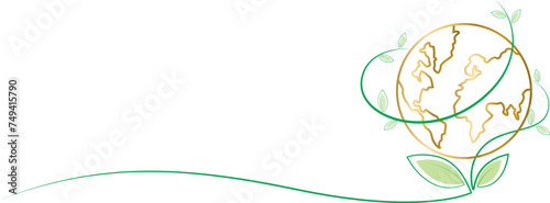 line art vector Earth day line art illustration, environment day illustration for earth day