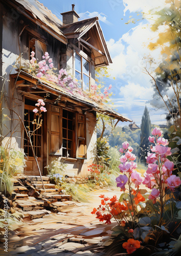 daysy next to the house