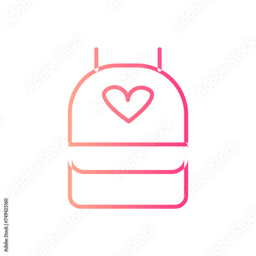 bagpack gradient icon